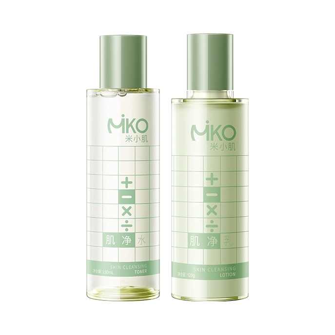 推荐商品：mki/米小肌 云杉控油补水保湿收缩毛孔祛痘水乳套装