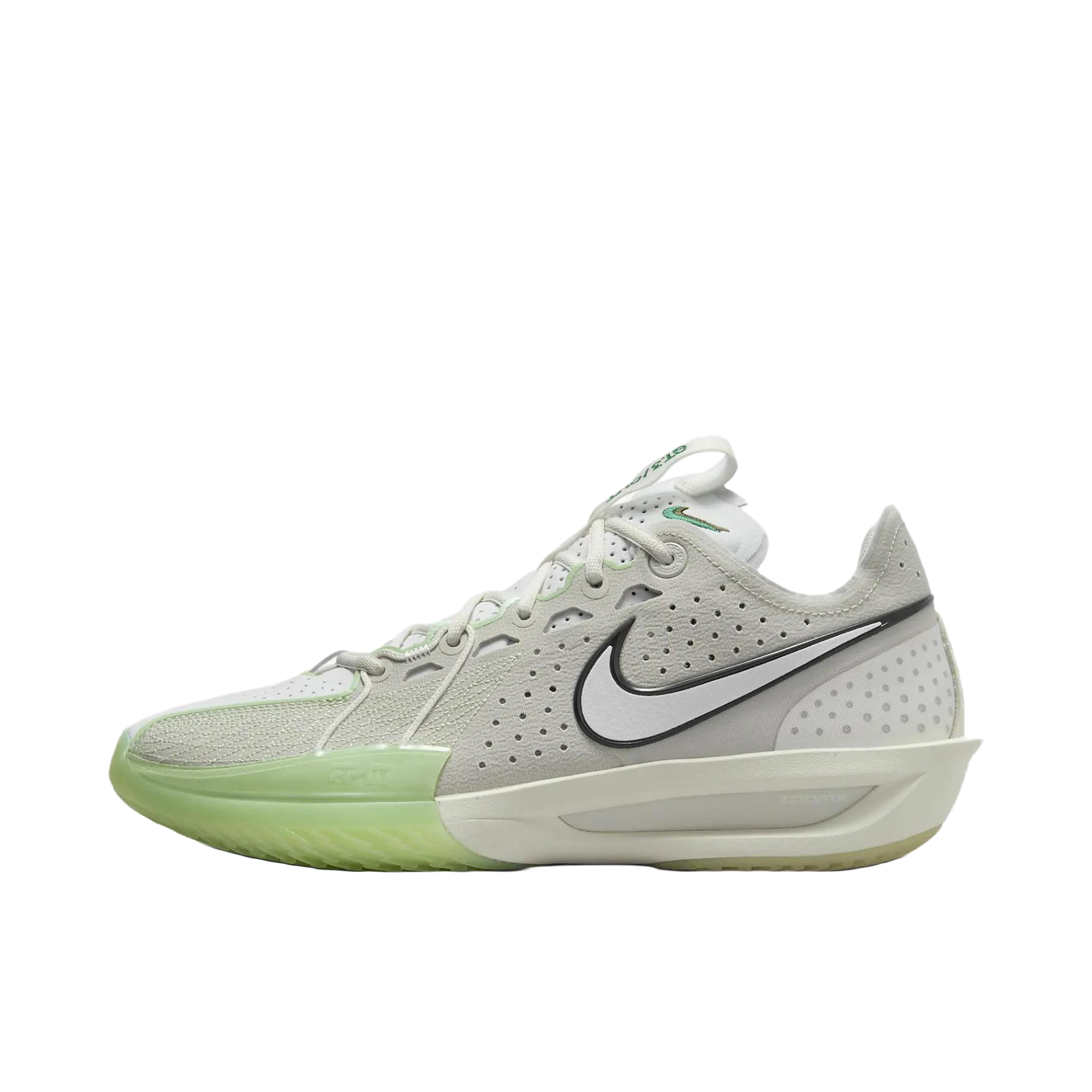 推荐商品：Nike Air Zoom G.T. Cut 3 篮球鞋 ZoomX泡棉抓地抗扭包裹性缓震回弹 国外版/灰色/绿色