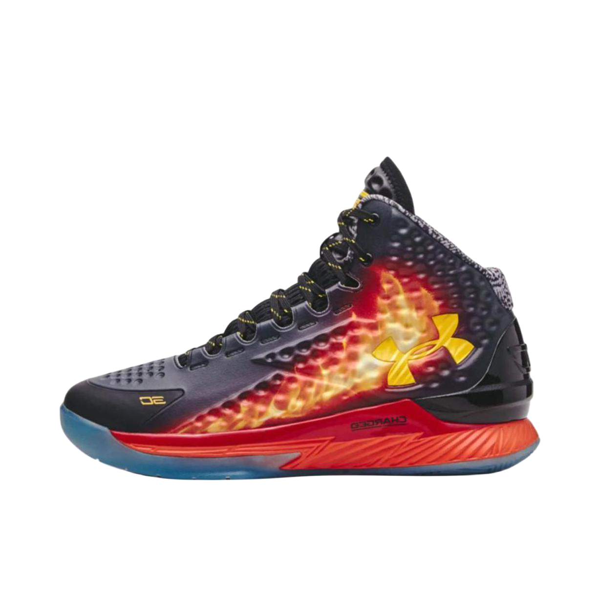 推荐商品：Under Armour/安德玛 Curry 1 Curry Jam 防滑 系带 厚底 篮球鞋 3028138-001 黑色/橙色