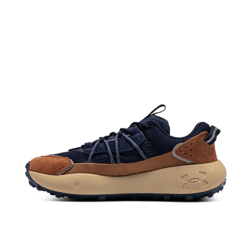 推荐商品：Under Armour/安德玛 Venture Pro 厚胎 耐磨防滑 减震回弹 网布 百搭潮流 织物 翻毛皮 运动休闲鞋 蓝色