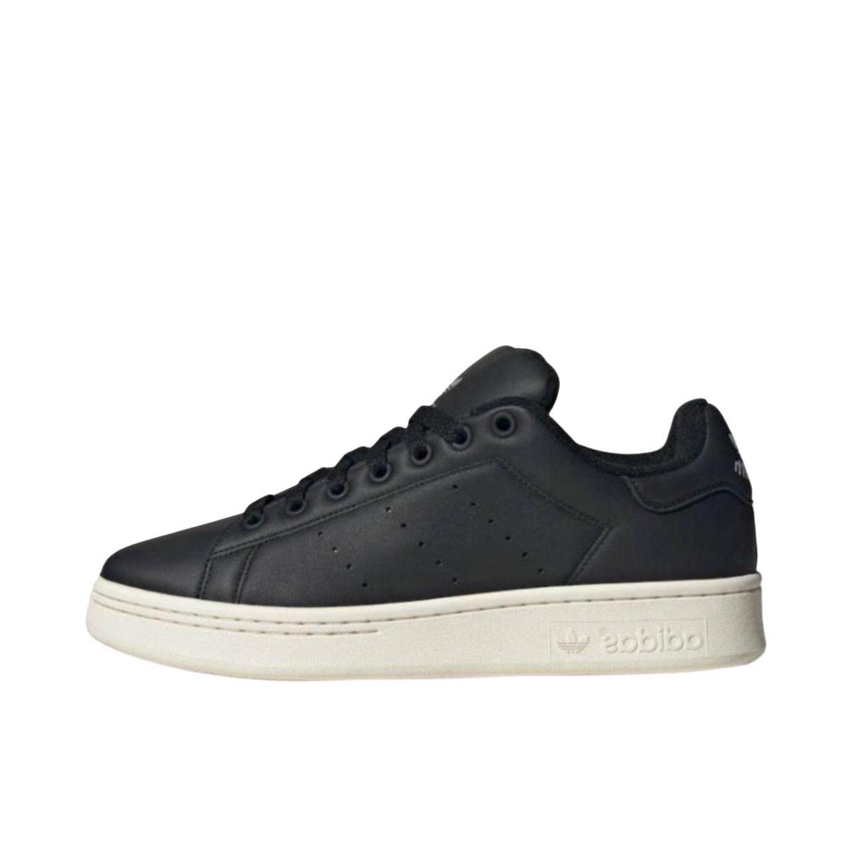 推荐商品：adidas Originals STAN SMITH XLG 减震耐磨 低帮 圆头 系带 板鞋 黑色/米色
