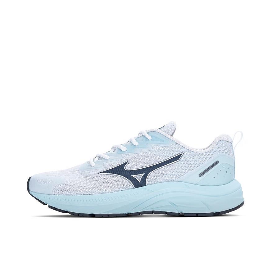 推荐商品：Mizuno/美津浓 PI LITE V3 织物 合成革 缓震回弹 厚底增高 软弹 支撑 跑鞋 蓝色/铁灰色