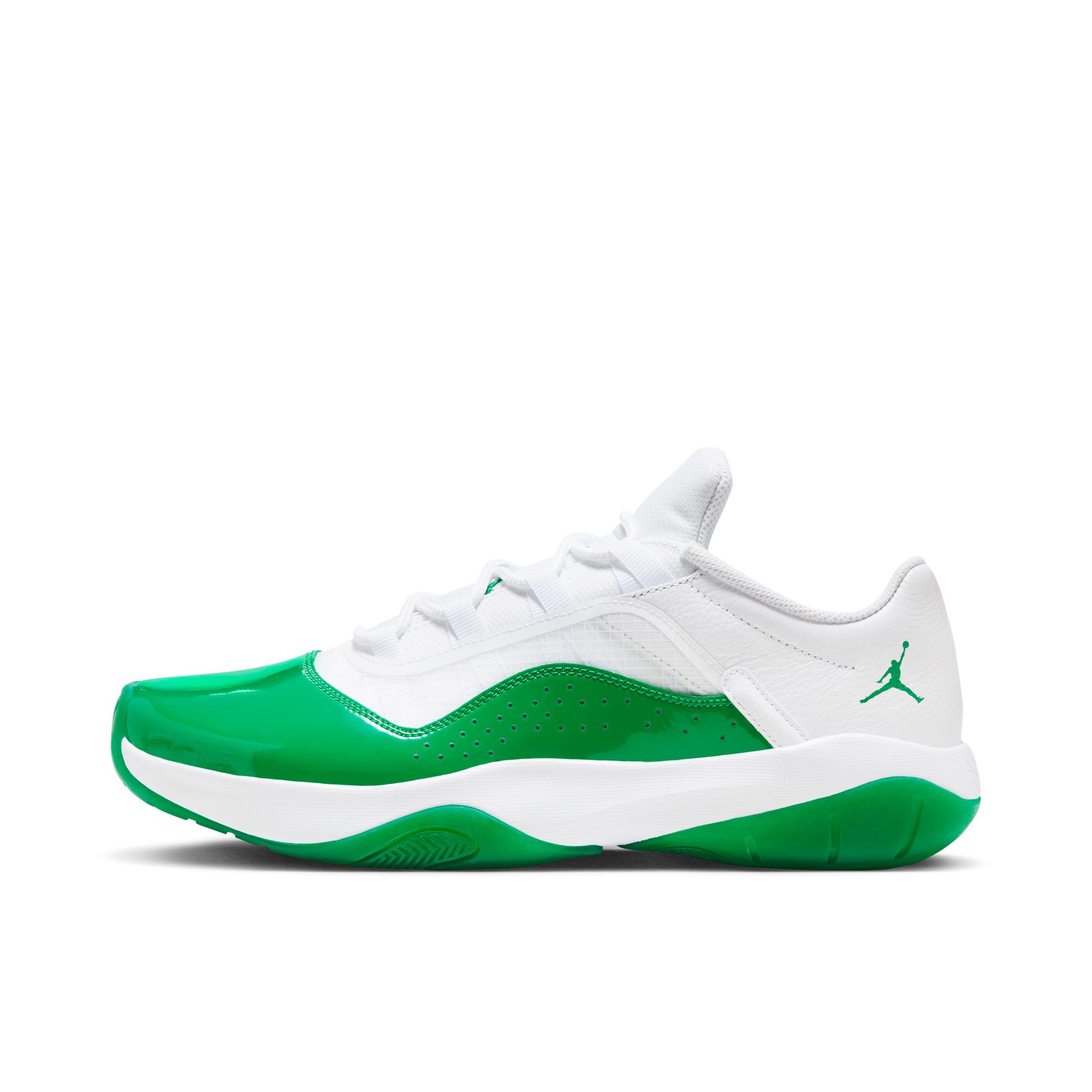 推荐商品：Air Jordan CMFT 11 运动休闲鞋 减震防滑复古耐磨舒适百搭透气运动回弹织物合成革抓地缓震轻便包裹性 女款/灰色/绿色