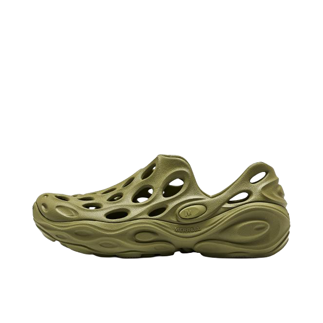 推荐商品：Merrell/迈乐  HYDRO NEXT MOC  毒液3  舒适透气 涉水 防磨 耐磨软底 沙滩  一脚蹬  包头  户外鞋 溯溪鞋 苔藓绿