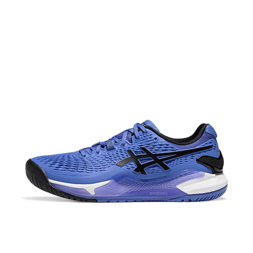 推荐商品：Asics/亚瑟士 Gel-Resolution 9 网面透气 防滑缓冲 稳定型 网球鞋 蓝色/黑色/白色
