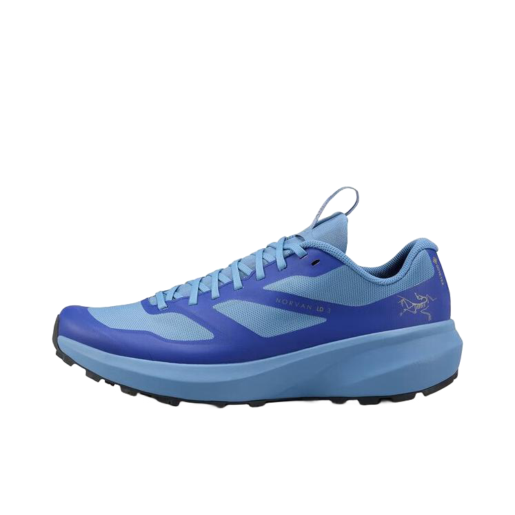推荐商品：Arc'teryx/始祖鸟 Norvan LD 3 GTX 户外鞋 越野跑鞋 防滑支撑耐用防水轻量织物 浅蓝色/深蓝色