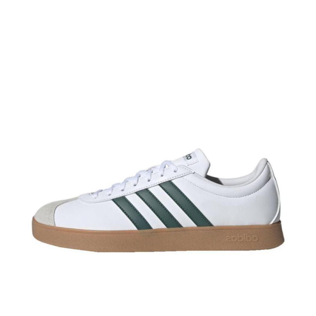 推荐商品：adidas VL Court T头鞋 德训鞋 板鞋 休闲舒适轻便减震耐磨防滑轻运动复古圆头 白色/绿色/棕色