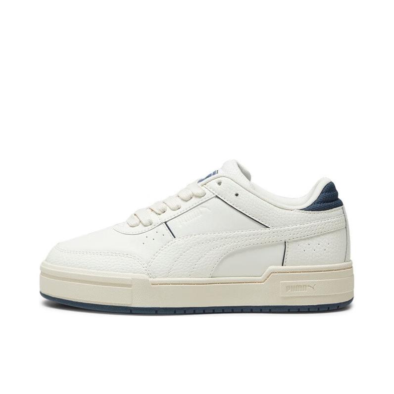 推荐商品：Puma/彪马 Ca Pro Classic 板鞋 舒适透气防滑耐磨厚底百搭复古时尚网球风拼接 米白/白色