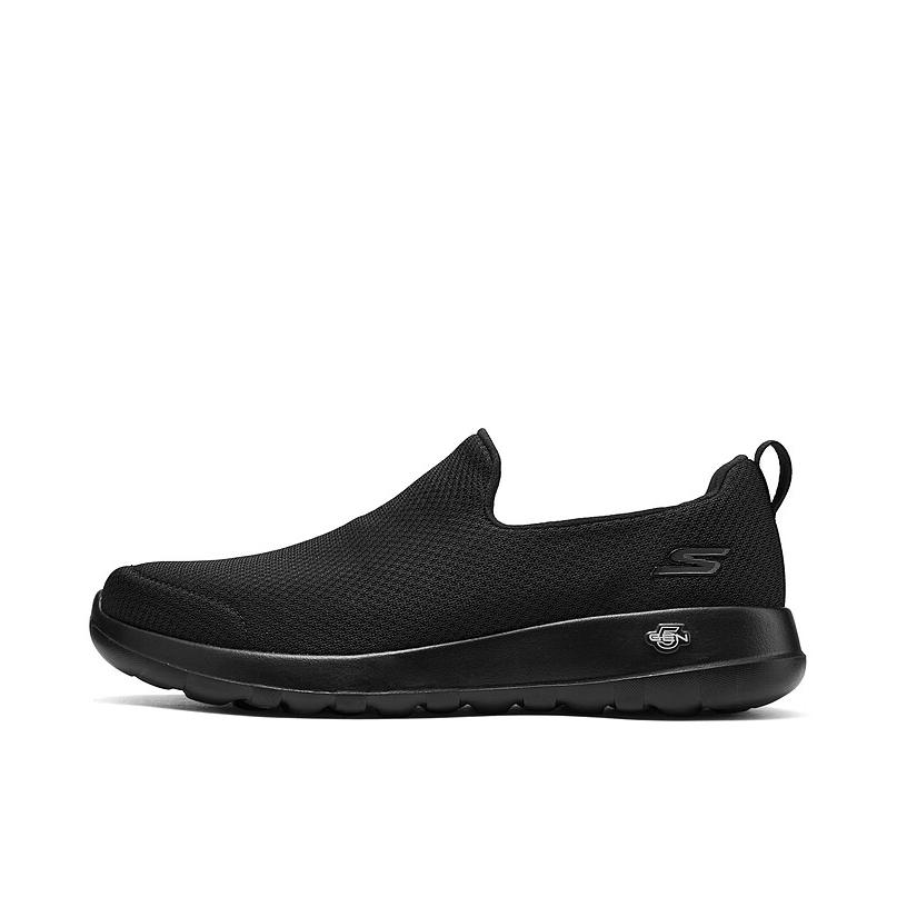 推荐商品：Skechers/斯凯奇 Go Walk Joy 复古百搭 舒适轻便 网布透气 缓震软底 防滑 一脚穿 运动休闲鞋 全黑色