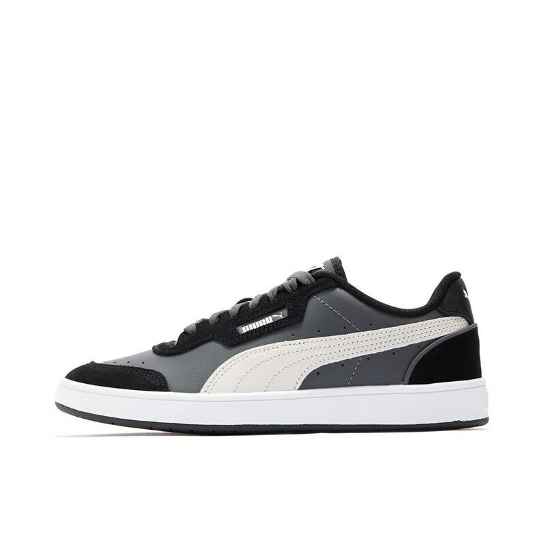 推荐商品：Puma/彪马 Court Guard 小白鞋 板鞋 轻便防滑耐磨复古圆头 黑色/灰色
