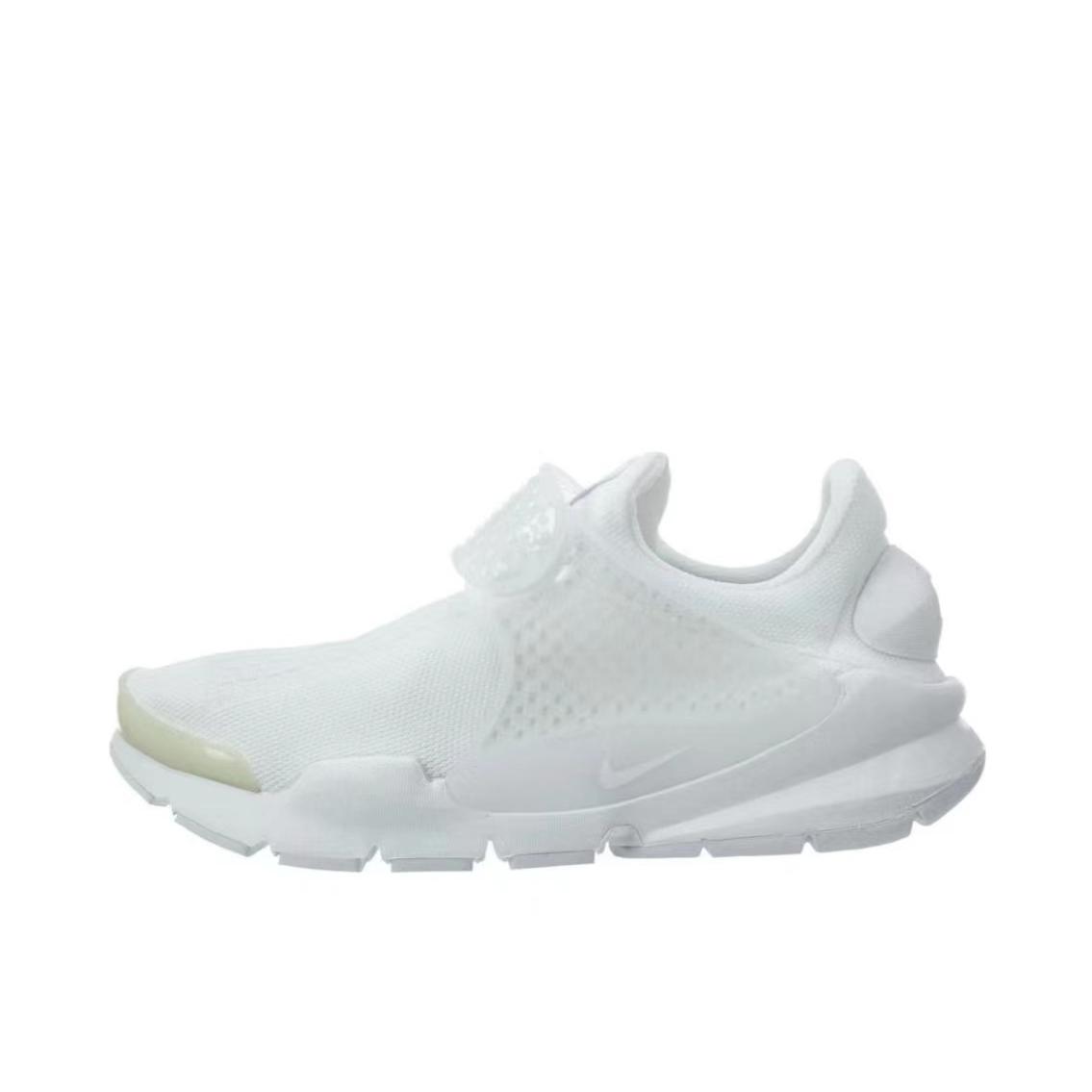 推荐商品：Nike Sock Dart 运动休闲鞋 防滑耐磨轻便透气织物低帮圆头支撑 白色