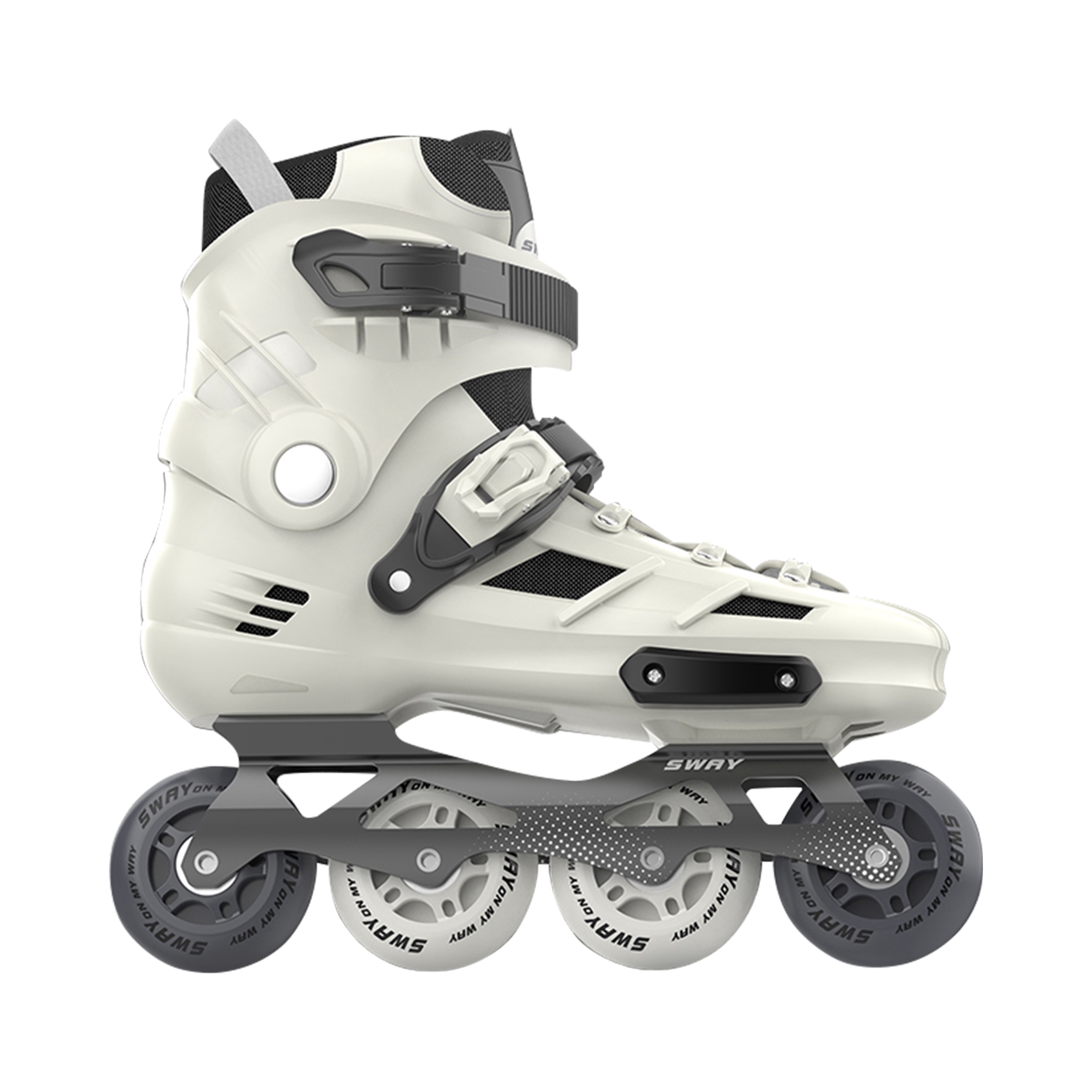 推荐商品：SWAY/斯威 成年人 轮滑 刷街 旱冰 代步 街区休闲 平花 花式滑冰 可调 直排轮 Sway-W2