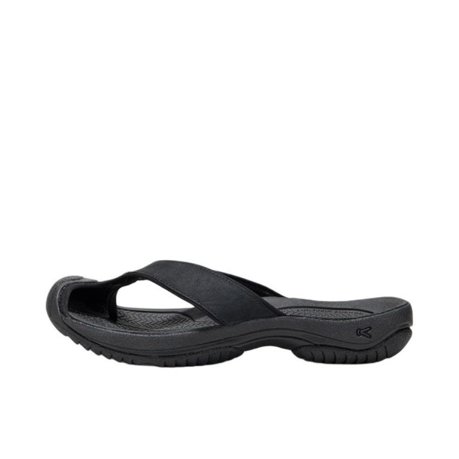 推荐商品：KEEN Waimea Tg 人字 防滑耐磨 厚底 夹趾 低跟 一字 拖鞋 1029129 黑色  
