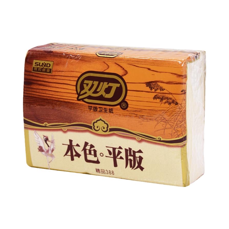 推荐商品：SUND/双灯 精品388本色平版卫生纸 155mm*220mm