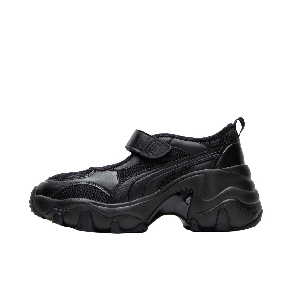 推荐商品：Puma/彪马 Pulsar Wedg 运动休闲鞋 防滑耐磨透气轻便低帮简约玛丽珍 黑色