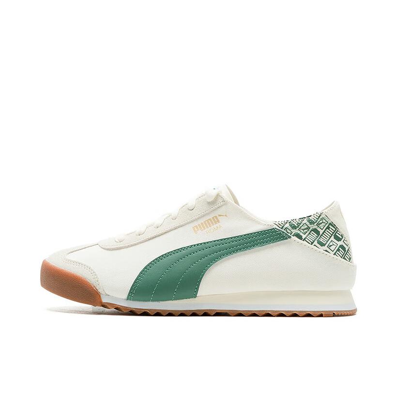 推荐商品：Puma/彪马 Roma Versatile Mule 运动休闲鞋 复古简约舒适轻便防滑耐磨透气薄底 白色