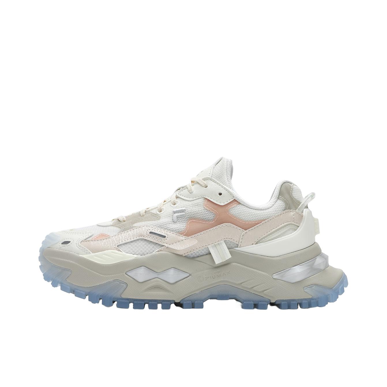 推荐商品：FILA/斐乐  Bianco 硬糖  防滑耐磨 透气 耐用轻能 增高  老爹鞋 香草冰白/珍珠粉