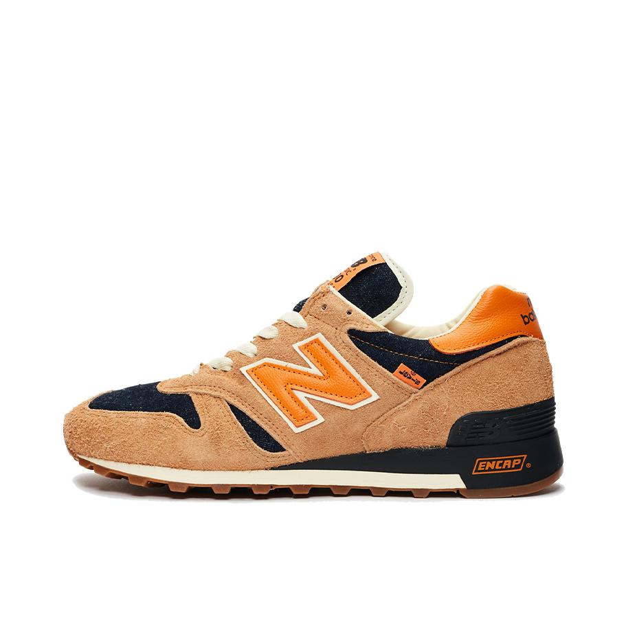 推荐商品：New Balance 1300 JP 跑鞋 合成革减震回弹防滑耐磨舒适百搭低帮 Levi's联名/棕橙