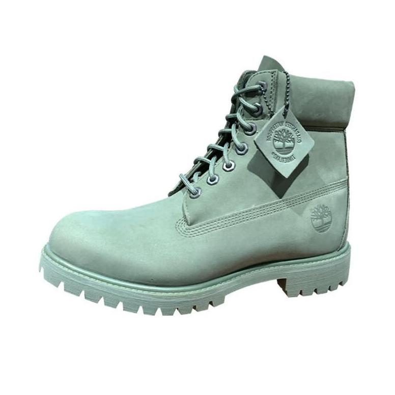 推荐商品：Timberland/添柏岚 Premium 6 舒适减震 防滑耐磨 潮流 低跟 马丁靴 绿色