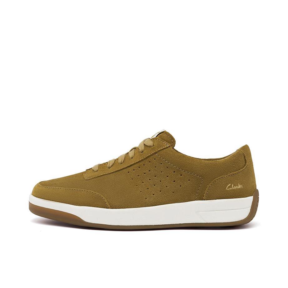推荐商品：Clarks Hero Air Lace 希洛系列 舒适运动 户外 运动休闲鞋 焦黄色