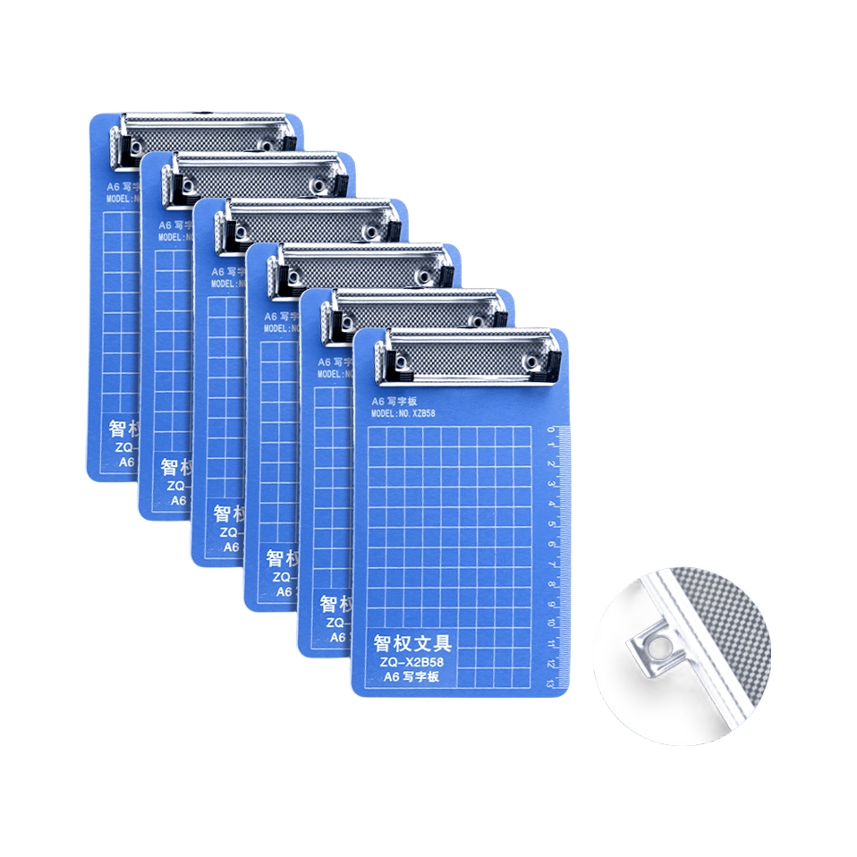推荐商品：智权 A6 竖式 线夹刻度款书写板夹 文件夹