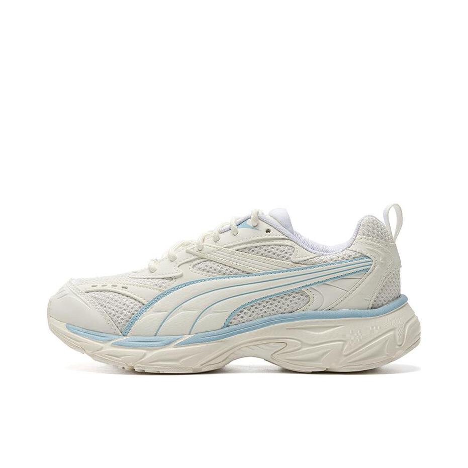 推荐商品：Puma/彪马 Velophasis Phased 防滑耐磨 舒适缓震 网布透气 潮流百搭 休闲运动 织物 跑鞋 白色/蓝色
