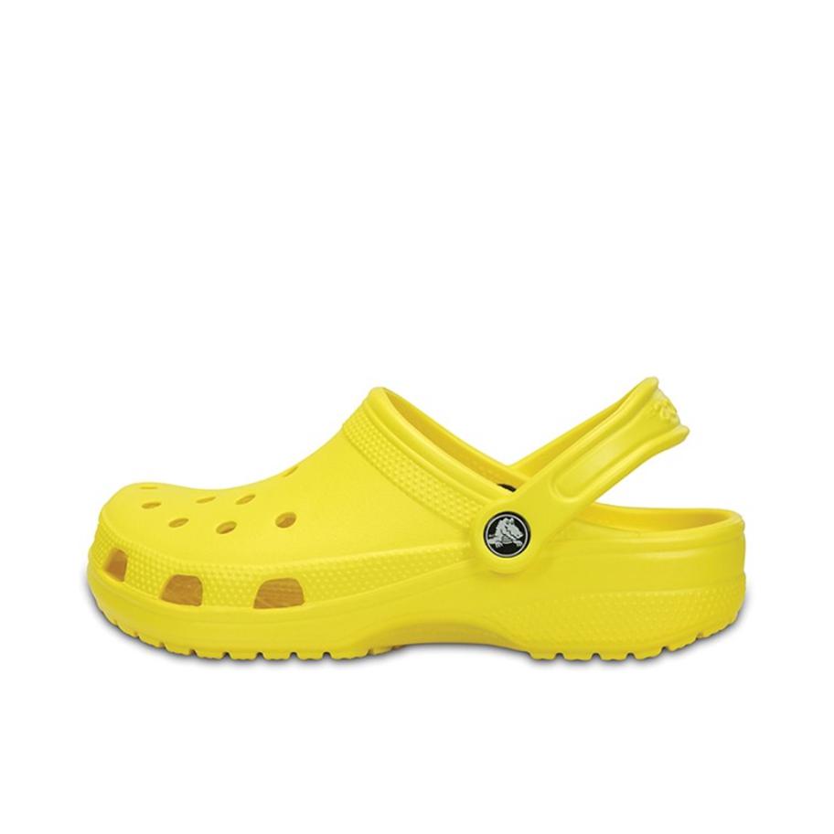 推荐商品：Crocs/卡骆驰 Classic Clog 经典克骆格 防滑耐磨 包头百搭 休闲舒适 外穿圆头 运动沙滩 户外 洞洞鞋 凉鞋 亮黄