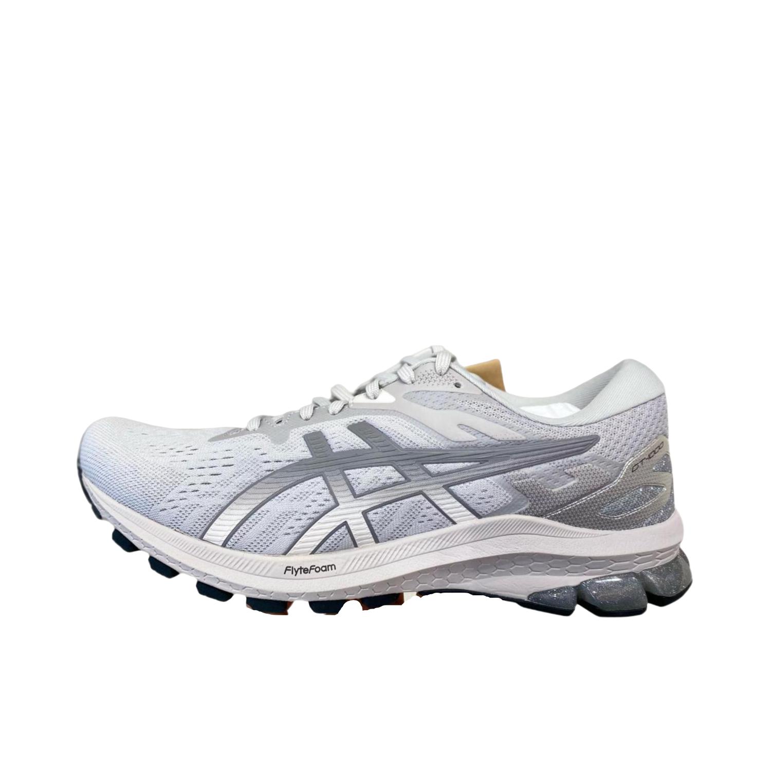 推荐商品：Asics/亚瑟士 GT-1000 10 缓震回弹 防滑耐磨 网面透气 舒适运动 稳定支撑 织物 长跑 跑鞋 银灰色/白色