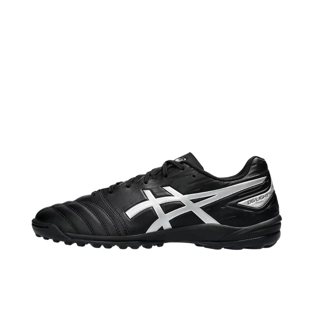 推荐商品：Asics/亚瑟士 Ds Light Club TF 中端 人造草地 圆头 减震耐磨防滑 抓地 胶质 场上比赛 后卫 足球鞋 黑色/白色 
