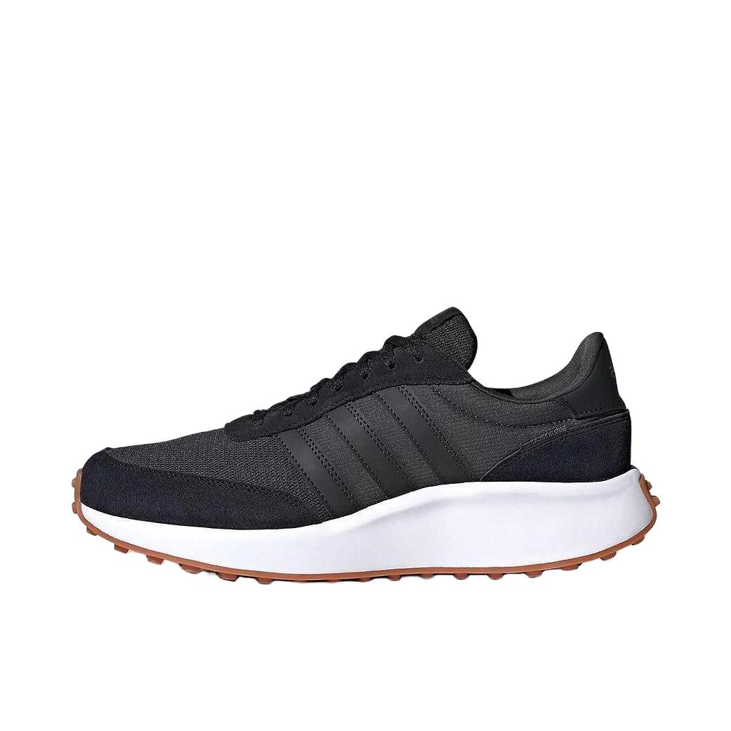 推荐商品：adidas Run 70s 运动休闲鞋 防滑耐磨轻便透气舒适复古 炭黑/白色