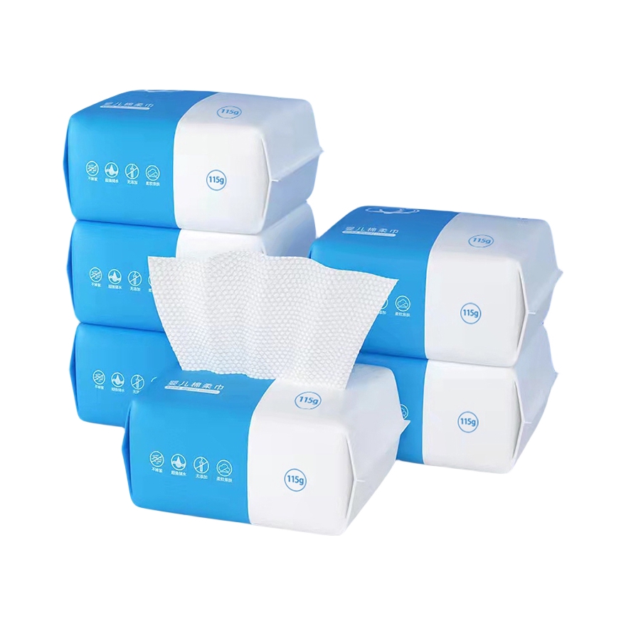 推荐商品：芭啦贝儿 婴儿干湿两用宝宝棉柔巾擦屁手口