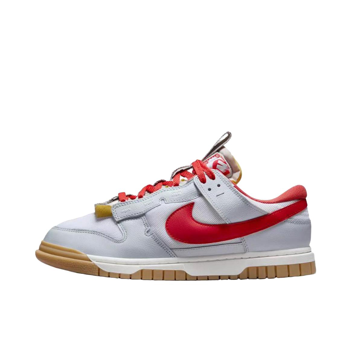 推荐商品：Nike Air Dunk Jumbo 板鞋 胶底轻便缓震防滑耐磨复古 白色/红色