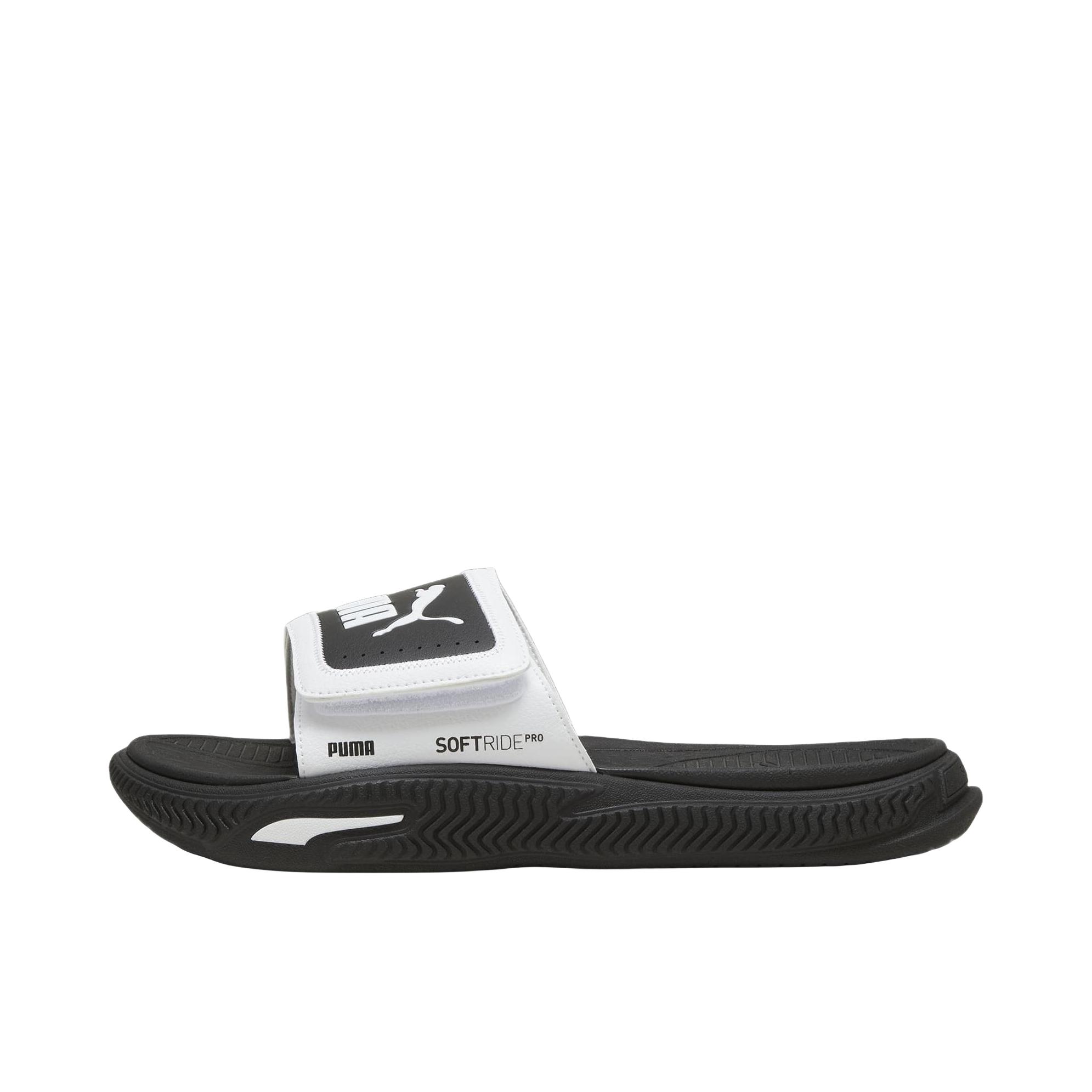 推荐商品：Puma/彪马 SoftridePro 24 V 拖鞋 防滑耐磨轻便透气一字 白色/黑色