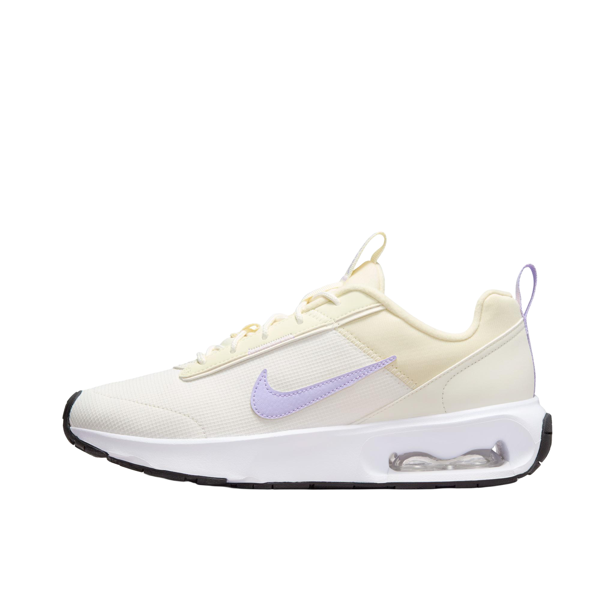 推荐商品：Nike Air Max Intrlk 跑鞋 轻便缓震防滑耐磨舒适百搭简约时尚织物合成革支撑回弹抓地 帆白/丁香紫/椰奶色/白色/黑色
