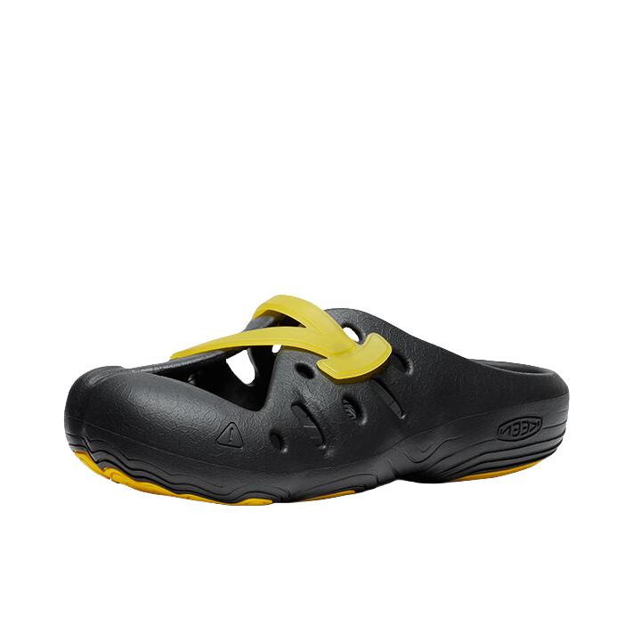 推荐商品：KEEN 透气 休闲 防滑 轻便 包头 拖鞋 1029369 黑色/黄色