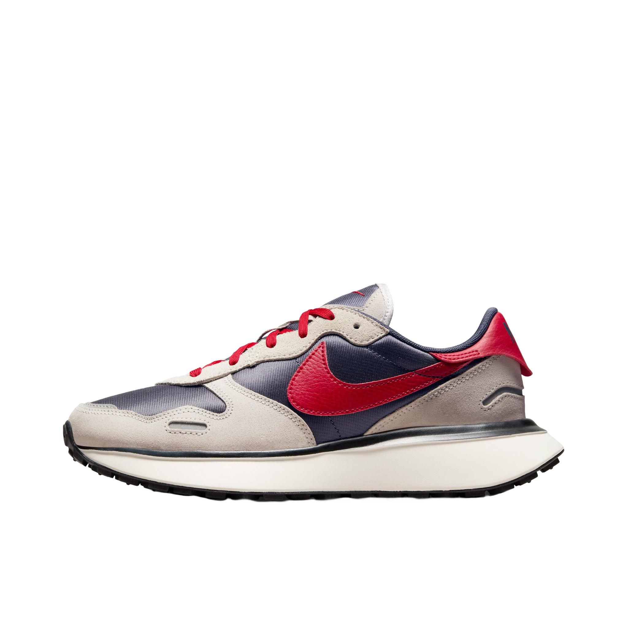 推荐商品：Nike Phoenix Waffle 运动休闲鞋 舒适缓震防滑耐磨轻便透气复古百搭圆头 蓝色/红色/灰色