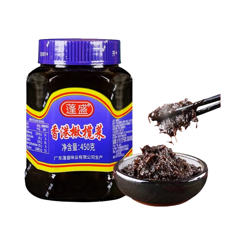 推荐商品：蓬盛 香港橄榄菜 瓶装