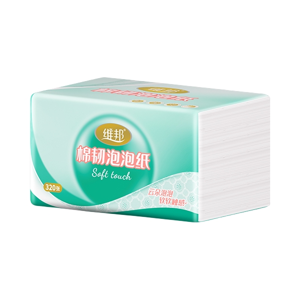 推荐商品：维邦 餐棉韧泡泡纸 4层 S码 175*140mm 抽纸