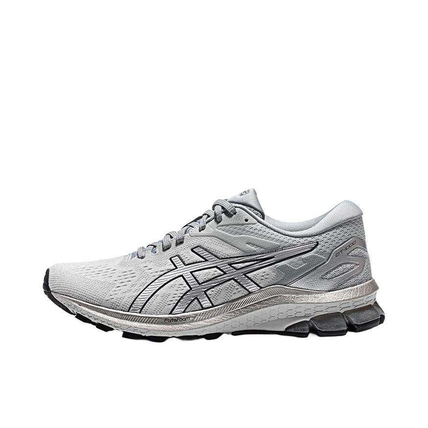 推荐商品：Asics/亚瑟士 GT-1000 10 缓震回弹 防滑耐磨 网面透气 舒适运动 稳定支撑 织物 长跑 跑鞋 女款/灰色/银色