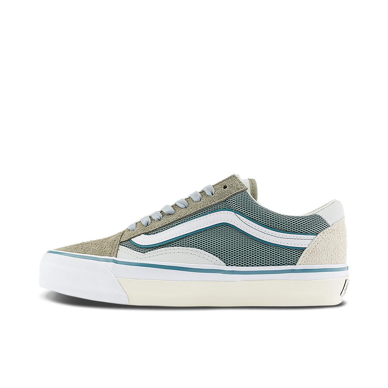 推荐商品：Vans/范斯 Old Skool 滑板鞋 板鞋 轻便防滑复古舒适经典 米色/绿色/卡其色