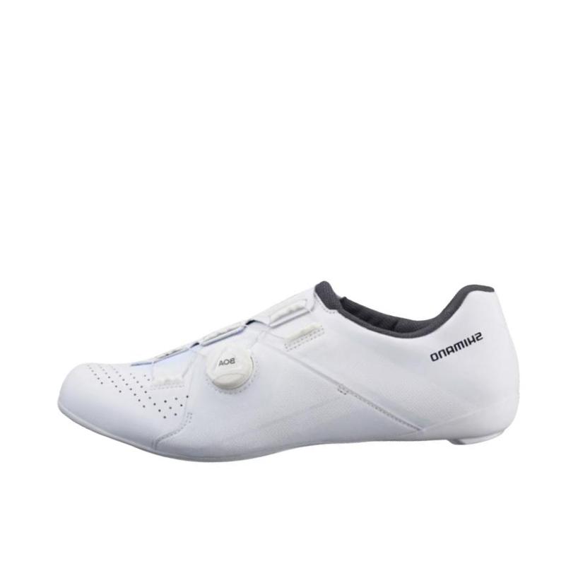 推荐商品：SHIMANO RC300 防滑耐磨 舒适碳纤维 骑行鞋 白色