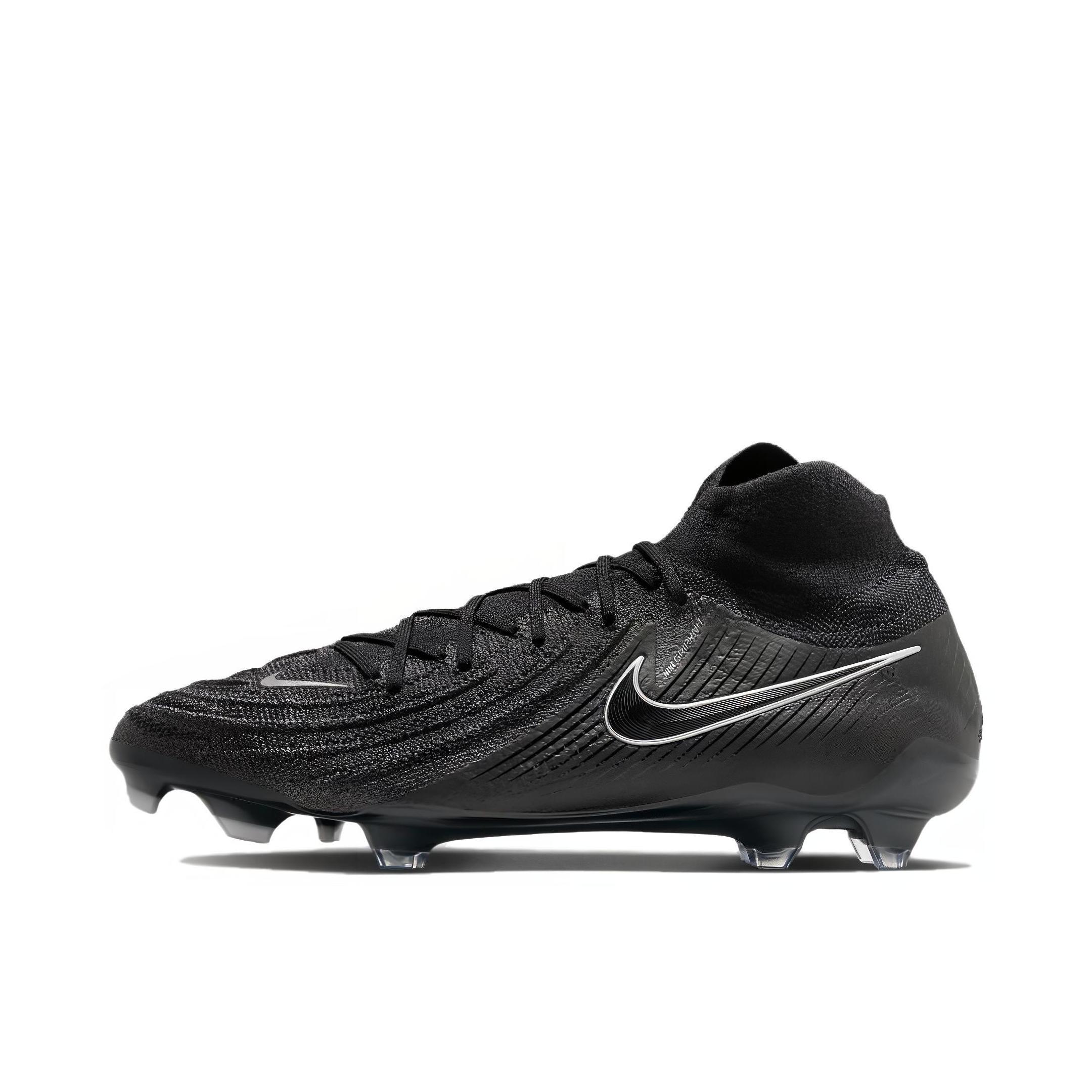 推荐商品：Nike Phantom Luna 2 Elite FG/MG 顶级 胶质混钉 多场地 防滑耐磨 舒适轻便 圆头 硬质 钉鞋 足球鞋 黑色