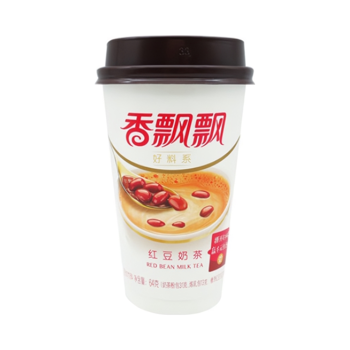 推荐商品：香飘飘 好料系列 奶茶 下午茶早餐冲泡冲饮代餐 红豆64ml