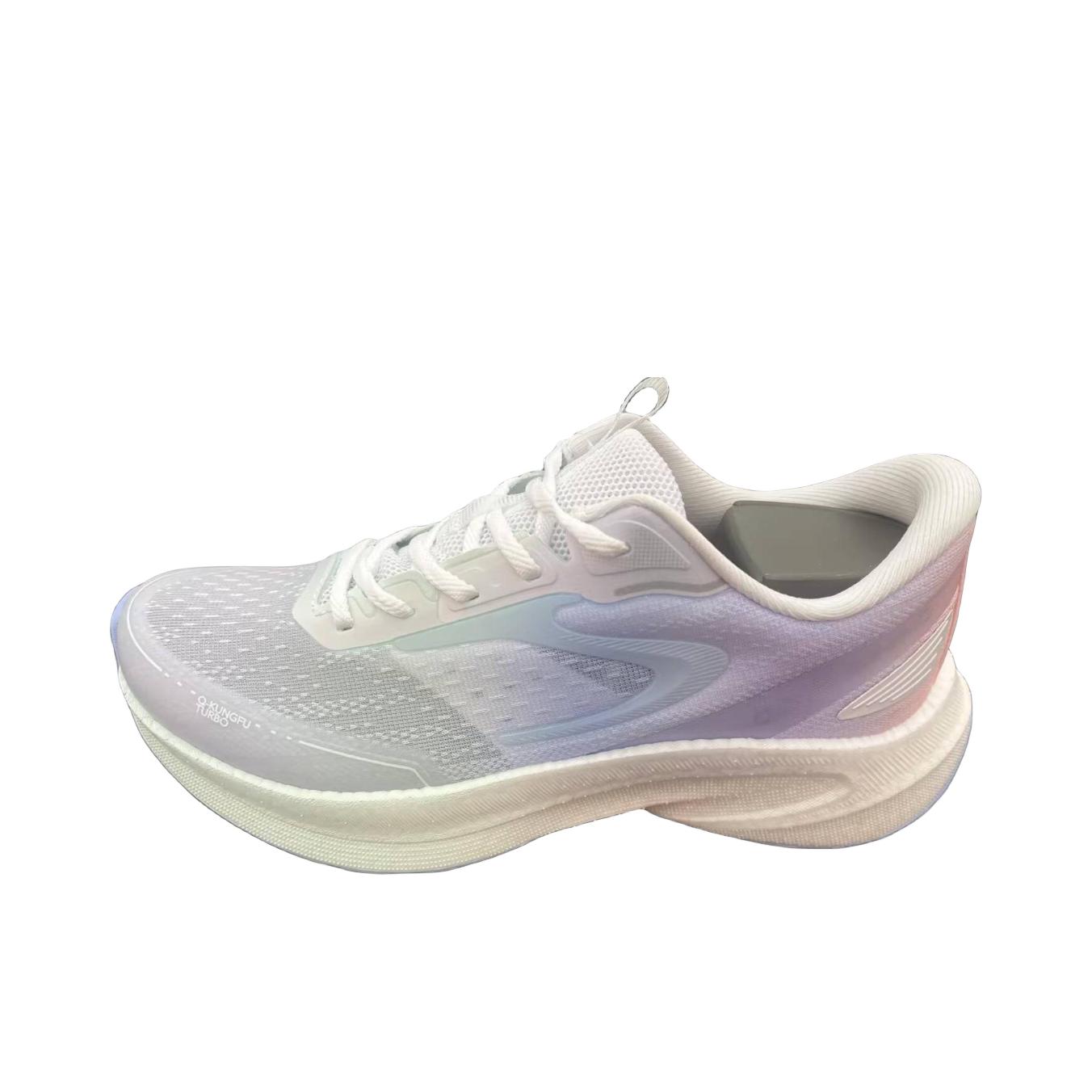 推荐商品：乔丹体育 飞影4 Lite 跑鞋 网面透气耐磨缓震回弹 女款/霜青色/联合蓝;