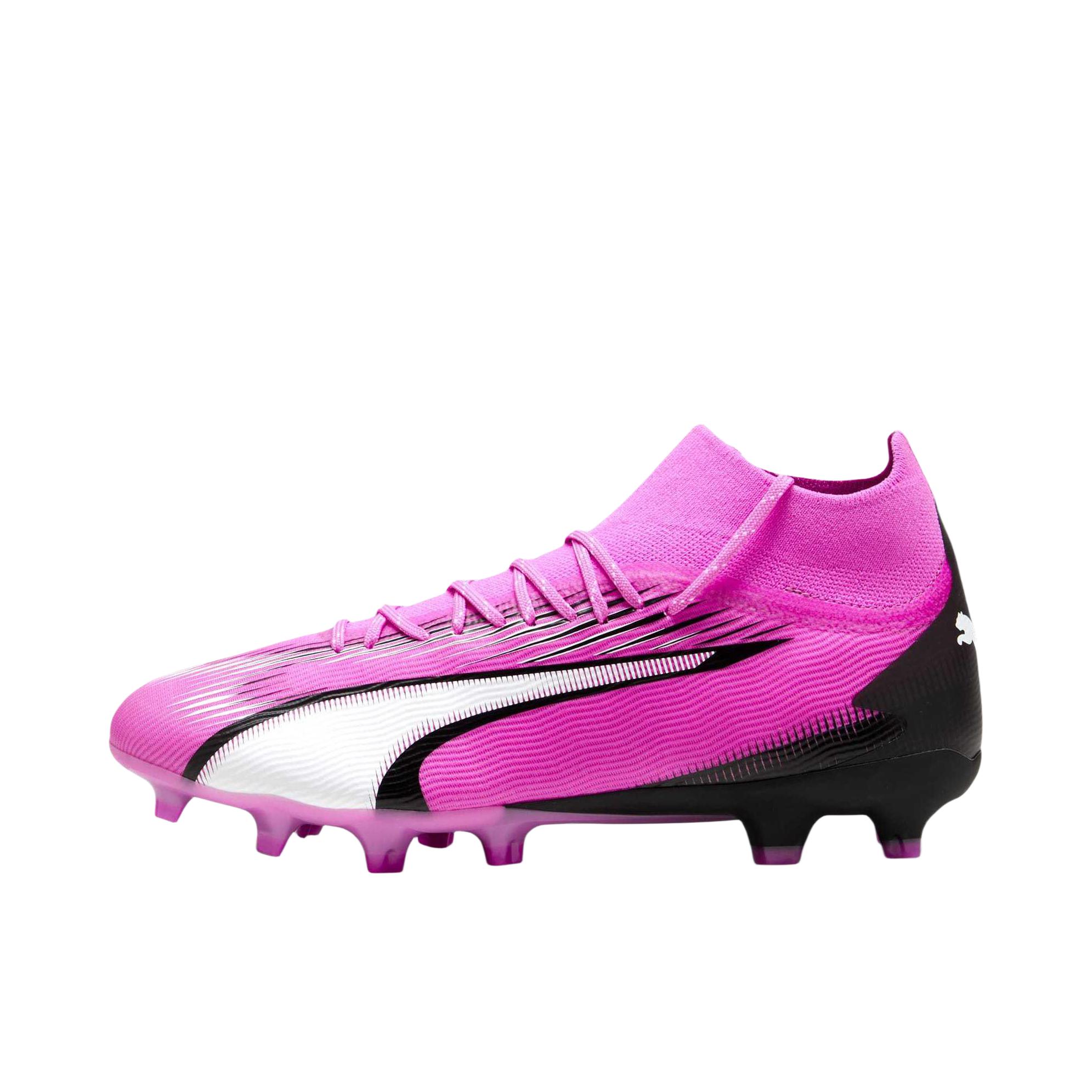 推荐商品：Puma/彪马 Ultra Pro FG/AG 人造草坪 防滑耐磨 舒适减震 圆头 胶质 短钉 足球鞋 粉色 