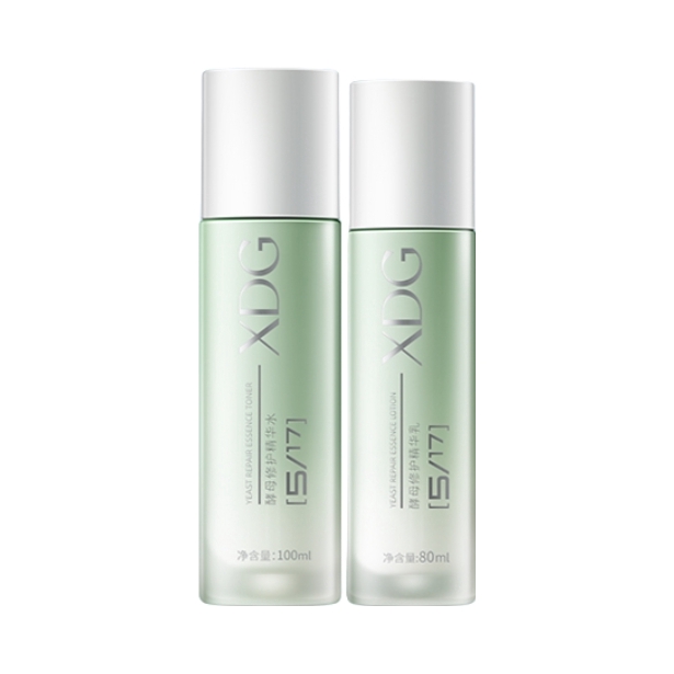 推荐商品：XDG 修复控油祛痘修护油皮爽肤水乳套装 平衡水油修护痘肌收毛孔