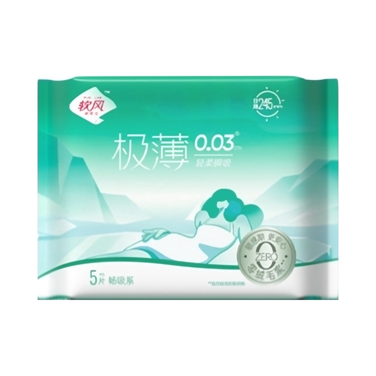 推荐商品：软风研究社 畅吸超薄护垫卫生巾 不反渗