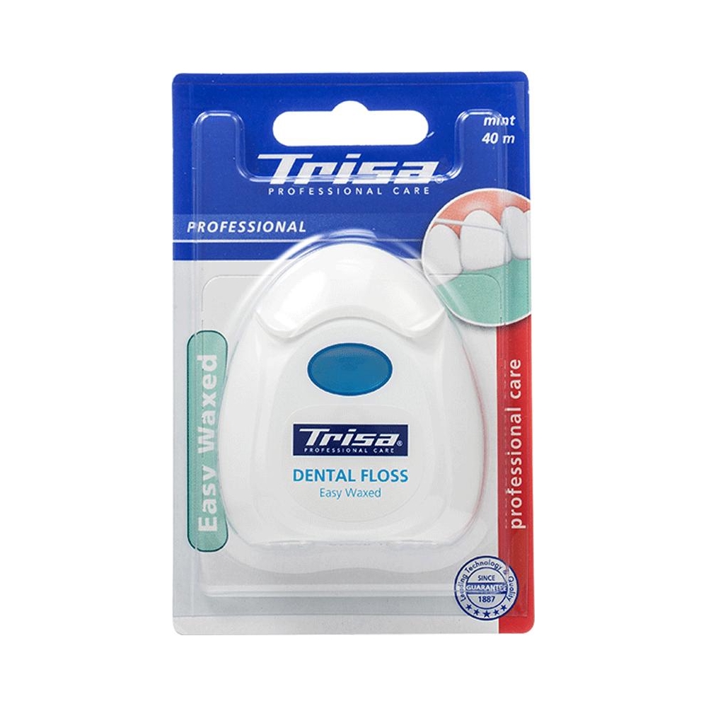 推荐商品：Trisa 有效清洁牙齿缝清香超细扁线牙线