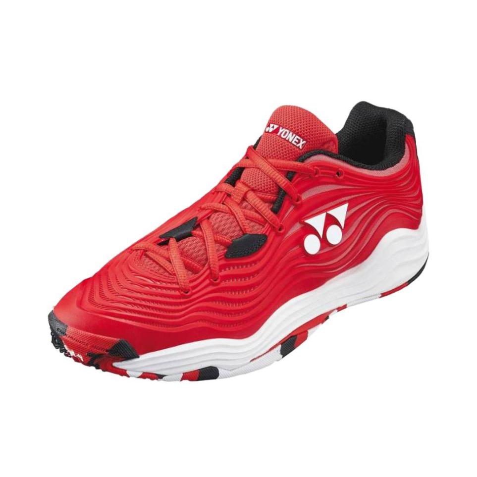 推荐商品：YONEX/尤尼克斯 休闲运动 减震耐磨 网球鞋 女款/红色/白色
