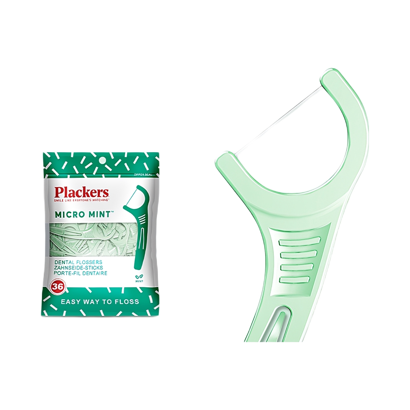 推荐商品：plackers 一次性便携防蛀超细牙线棒